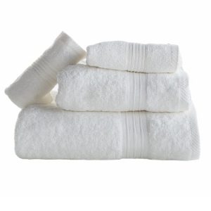 Πετσέτα Μπάνιου Μονόχρωμη Λευκή 85x140cm Charalambidis Textiles