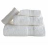 Πετσέτα Προσώπου Μονόχρωμη Λευκή 50x100cm Charalambidis Textiles