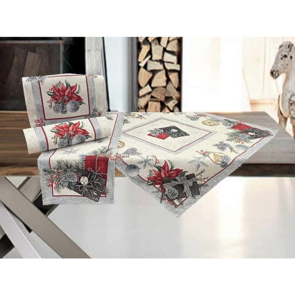 Χριστουγεννιάτικο Σετ 5 Τεμαχίων Xmas Box Silver Linea Home